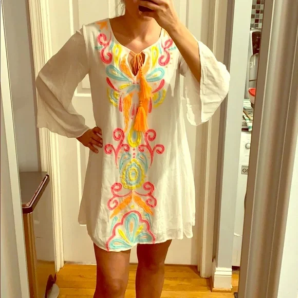 Lilly Pulitzer Long Sleeve Tunic Dress - Picture 3 of 7